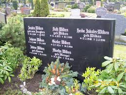 Grab von Johann Wilken (14.02.1886-29.01.1959), Friedhof Norden ...
