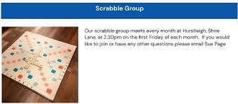 Image result for U3A Wells Scrabble Club