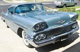 Image result for Silver Blue 1958 Chevrolet
