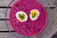 Dorata's Cold + Creamy Beet Soup (Chlodnik) - Dinner With Julie