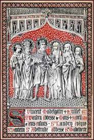 Image result for Santa Valdetrude di Mons