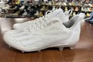 Men's Adidas Adizero Football Cleats GX5413 Triple White New Size ...