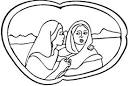Ruth and Naomi coloring page
