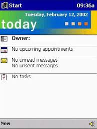 Image result for windows mobile 6.0 today screen