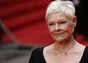 Actress JUDI DENCH battling blindness