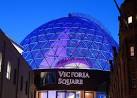 A twilight view of the dome seen from Victoria Street. - via Daymix