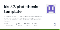 Issues · kks32/phd-thesis-template · GitHub