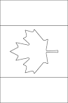 Canada coloring page