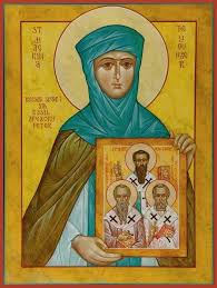 Image result for Santa https://it.wikipedia.org/wiki/Macrina la Giovane