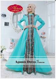 Contoh Dress Muslim Pesta Model Terbaru