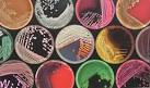 cultures of bacteria grown - via Daymix