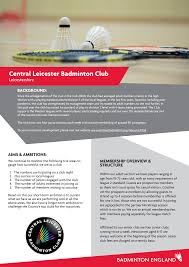 Image result for Central Leicester Badminton Club