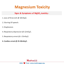 Image result for Magnesium Overdose
