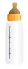 baby bottle - public domain clip art image @ wpclipart.
