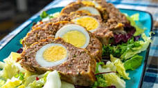 Egg-Stuffed Meatloaf recipe, very simple, delicious, and looks ...