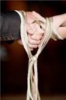Handfasting Ceremony by Shannon Leahy | Style Me Pretty