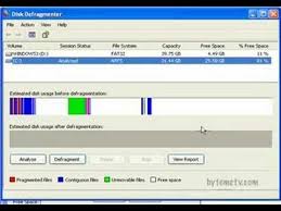 Image result for windows xp defragmentation