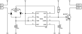 Image result for fade led 555 circuit