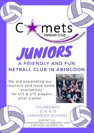 Image result for Comets Netball Club