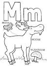 Letter M Alphabet Coloring Pages
