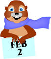 Woodchuck Graphic for GROUND HOG DAY