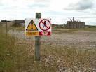 The 'Hard Target' impact facility, AWRE site on Orford Ness - via Daymix
