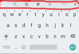 Image result for android keyboard number row