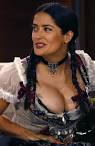 Salma Hayek shows half a nip slip on “Wetten, Das?” (possibly NSFW) - selma1