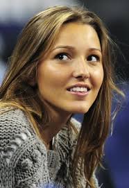 Jelena Ristic watches on as Novak Djokovic competes at the Tennis Masters Cup in Shanghai in 2008. http://fashion-itlay.blogspot. - 280056-jelena-ristic