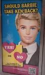 Ken and Barbie dolls,