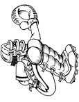 Baseball coloring page
