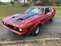 Image result for Bright Red 1972 Mustang