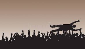 Image result for crowd-surfing