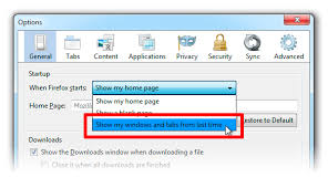 Image result for Show my windows and tabs from last time