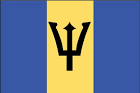 Flag of Barbados public domain - via Daymix