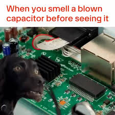 Image result for blown capacitor