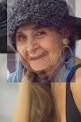 old woman's face according
