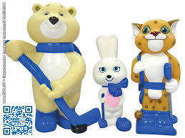 Image result for талисманы сочи 2014