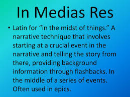 Image result for media res