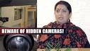 Smriti Irani raises alarm after spotting camera hid in trial room.