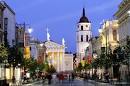 European Chic: View of Vilnius (