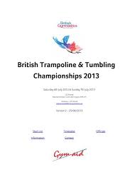 Image result for Cambourne Comets Trampoline Club