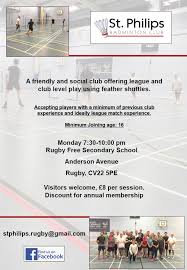 Image result for St Philips (Accrington) Badminton Club