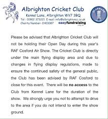 Image result for Albrighton Cricket Club