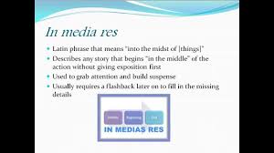 Image result for media res