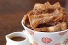 Churro Wontons With Salted Butter Caramel Dipping Sauce For Your ...
