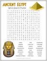 Ancient Egypt Word Search Puzzle | Print it Free