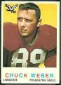 Chuck Weber football card - 1959 Topps #94 - Vintage Football Card ...