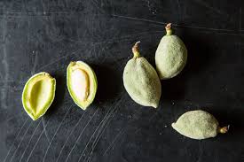 Image result for fresh green almonds