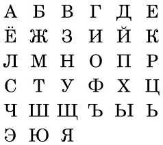 Image result for russian alphabet